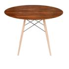 Mesa Eames Eiffel Redonda 90cm - Pau Ferro