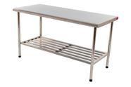 Mesa em Aço Inox Desmontável 1,50x70