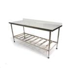 Mesa equinox tampo liso espelho inferior grade 140x70 inox eco metal frantz