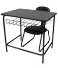 Mesa Escolar com cadeira de Escritório Linha Mesa Escolar