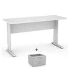 Mesa Escritório 1,200,60m c/ Gavetas INCOFLEX CINZA/CINZA 43084