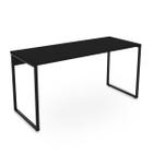 Mesa Escritório Reta 150cm Martinucci Iron IRMR1560PPP Home Office Preto