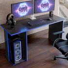 Mesa Escrivaninha Gamer Valorant Estilo Moderno Com Espaço Para Gabinete E Monitores