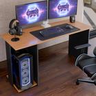 Mesa Escrivaninha Gamer Valorant Estilo Moderno Com Espaço Para Gabinete E Monitores