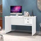 Mesa Escrivaninha para Computador C/ 2 Gavetas - J&A Taurus - Branco