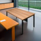 Mesa Escrivaninha para Home Office Metal Industrial 120x60 Nogal/Preto REALME