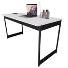 Mesa Estilo Industrial Guto 1,35 Metros Escritório Escrivaninha Computador Camaleão