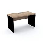 Mesa Frontal PE 40 Pandin 1,21 M Noce Naturale e Preto