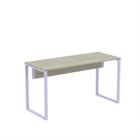 Mesa Gerência Tubular P25 Pandin 1,35 M Casablanca e Lilas