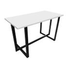 Mesa Halden c/ Tampo 120 x 60 cm Escritório Preto/Branco