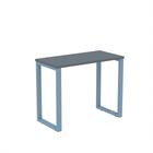 Mesa Home Office Tubular P25 Pandin 90 CM Grafito e Azul Dali