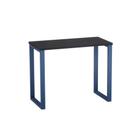 Mesa Home Office Tubular P25 Pandin 90 CM Preto e Azul Del Rey