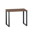 Mesa Home Office Tubular P25 Pandin 90 CM Walnut e Grafito