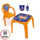 Mesa Infantil Astronauta c/ 1 Cadeira + Balde Pipoca + Copo
