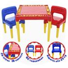 Mesa Infantil Com 2 Cadeiras Educativa Para Criancas Tritec