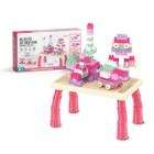 Mesa Infantil Educativa Com Blocos de Montar MC927R Mega Compras