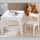 Mesa Infantil em MDF com 1 Cadeira