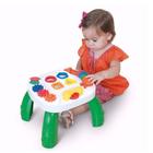 Mesa Infantil Play Time Interativa e Didática Para Bebe Brinquedo Infantil Verde E Branca Menino Cotiplás 1996