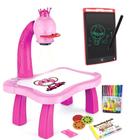 Mesa Infantil Projetora Play&Learn Rosa Com Tablet Lousa - Multikids Baby