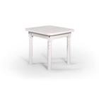 Mesa Infantil Quadrada em Madeira Maciça Kids Branca - Straub Web