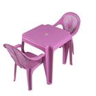 Mesa Infantil Ursinho Com 02 Cadeiras Plásticas Várias Cores - ANTARES