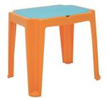 Mesa Infantil Versa Laranja E ul Compartimento Tramontina