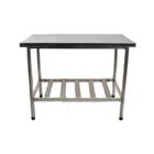 MESA INOX TAMPO LISO INFERIOR GRADE 160x70 - METAL FRANTZ