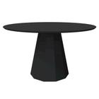 Mesa Jantar Isis Preto 135x135cm para 6 Cadeiras N Ceval - New Ceval