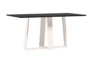 Mesa Jantar Rubi 160X90 Off White/Preto - NC