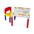 Mesa Mesinha Didática Infantil Escolar c/ Cadeira Bell Toy 9068