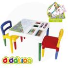Mesa Mesinha Infantil Didática Com Cadeiras