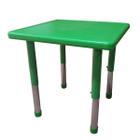 Mesa Mesinha Infantil Escolinha Diversão 60x60 C/ Pes Ajustavel Resistente - Importway