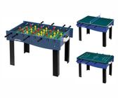 Mesa Multi Jogos 3 x 1 Pebolim, Ping Pong e Futebol de Botão Klopf 1058 Galera