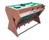Mesa Multijogos 3 em 1 Pebolim Air Hockey e Sinuca