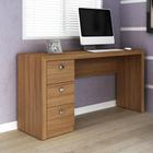 Mesa para Computador 3 Gavetas Amendoa Me4102 - Tecno Mobili