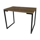 Mesa Para Computador Escrivaninha Porto 120cm Castanho - Fit Mobel