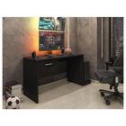 Mesa para Computador Gamer Ambiente DRX 9000 Preto Trama - Móveis Leão - MOVEIS LEAO