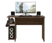 Mesa para Computador Gamer Ébano Rústico - MoveisAqui