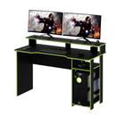 Mesa Para Computador Notebook Gamer ME4153 Preto/Verde - Tecno Mobili