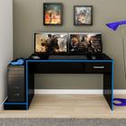Mesa para Computador Notebook Gamer Preto Azul
