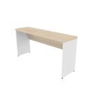 Mesa para Escritório 140cmx42cm 40mm com Caixa de Tomada Bramov Móveis