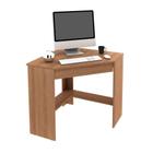 Mesa para Escritório de Canto Office ME4169 Tecnomobili 1 Gaveta Marrom