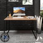 Mesa Para Escritório Diretor Estilo Industrial 120cm Office