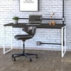 Mesa para Escritório Diretor Estilo Industrial 150cm Kuadra