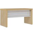 Mesa Para Escritório E Home Office Atria Executiva 135 Cm A02 Carvalho Branco - Lyam Decor