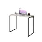 Mesa Para Escritório e Home Office Industrial Aspen 90 cm C01 Snow - Lyam Decor