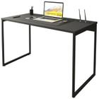 Mesa Para Escritorio Estilo Industrial 120x75 cm 133160 Preto Mobel - Moveis Belo