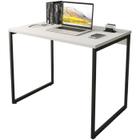 Mesa Para Escritorio Estilo Industrial 90x75 cm 133160 Branco Mobel - Moveis Belo