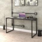 Mesa para Escritório Office Estilo Industrial 135cm Kuadra Compace