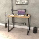 Mesa para Escritório Office Estilo Industrial 90cm Kuadra Compace